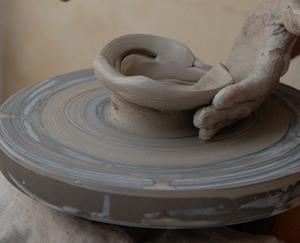 ancient mesopotamian pottery wheel